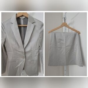 Kumikyoku Blazer/Skirt Gray Suit Size 2